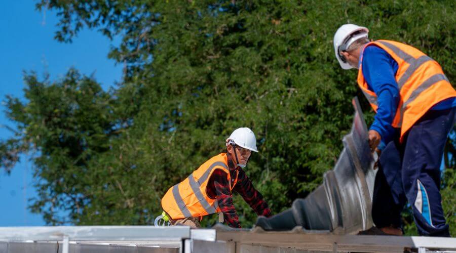 Professional metal roof installation in Omro, WI